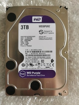 Dysk hdd WD30PURZ 3Tb