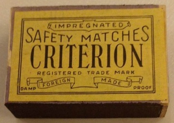 Safety Matches Criterion | II wojna światowa WWII