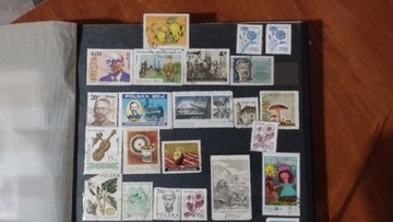 Kolekcja znaczków 125 sztuk Polska, Rosja, Chiny