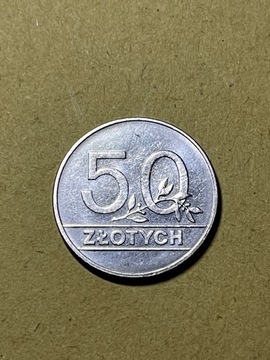 Moneta kolekcjonerska 50 zł 