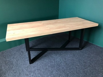 Stół 160x90 + 40cm Loft industrialny metalowe nogi