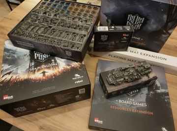 Frostpunk duży zestaw dodatki, mata