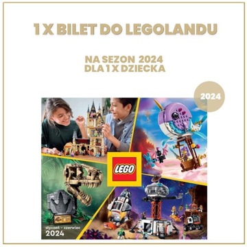 LEGO katalog 2024 styczeń -czerwiec Legoland bilet