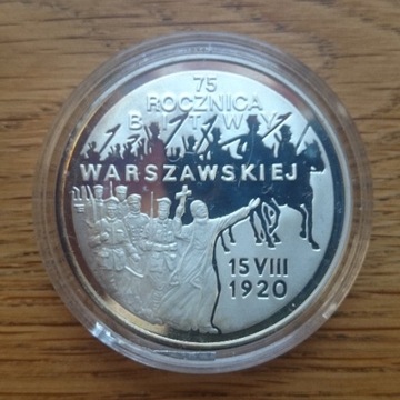 75 Rocznica Bitwy Warszawskiej. Moneta 20 zł 1995