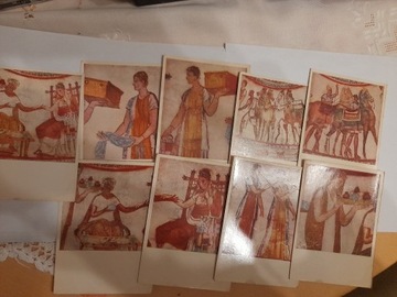 mogiła w kazanliku - 9 kartek bułgarskich