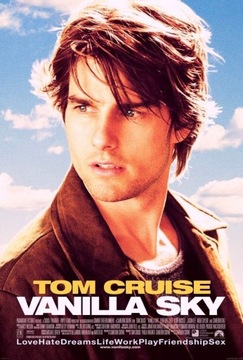 BANER / PLAKAT Tom Cruise/Vanilla Sky [1,5x2,4 m] 