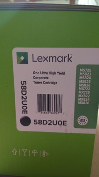 Toner Lexmark 58D2U0E