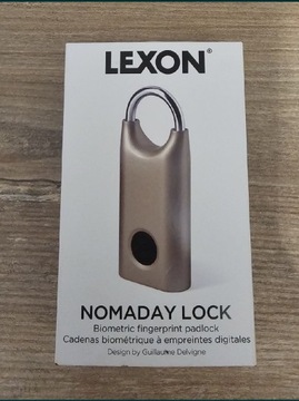 Kłódka biometryczna / Lexon nomaday lock