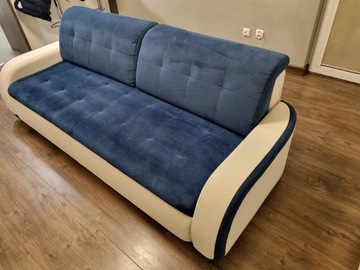 Kanapa sofa prince agata meble turkus biel 