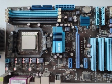 Płyta główna Asus M4A77TD + procesor AMD Athlon II