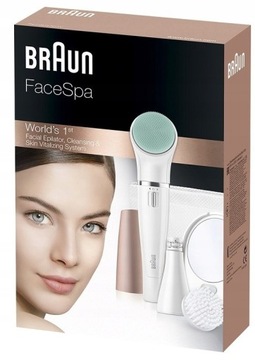 Depilator do twarzy BRAUN FaceSpa SE851V  3w1