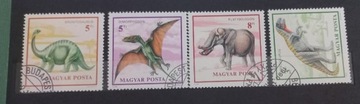 Zestaw znaczków pocztowych - Dinozaury 