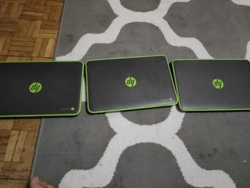 3 laptopy HP 11,6"  chromebook 