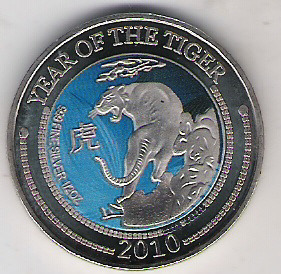 Niue 2 $ 2010 piękna