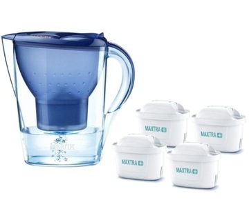 BRITA Marella XL 3,5L niebieski + 4filtry