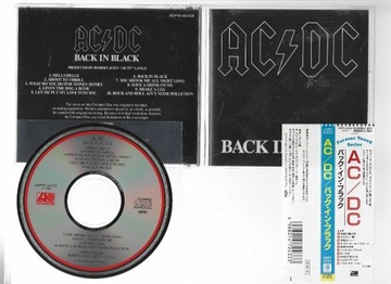 AC/DC - Back in Black JAPAN OBI 20P2-2433