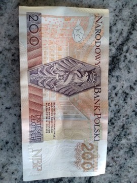 Banknot kolekcjonerski 200zl