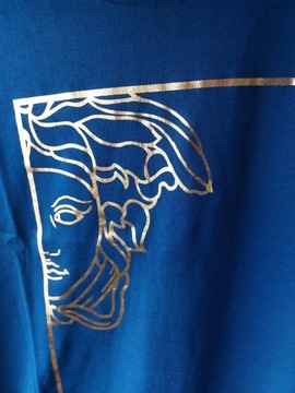 GIANNI VERSACE COLLECTION Koszulka T-shirt,L,BLUE!