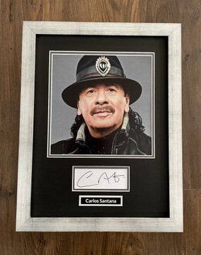 Carlos Santana - oryginalny autograf certyfikat