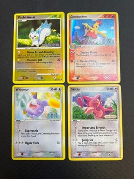 4 karty Pokemon TCG (Stamped) 