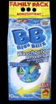 Proszek do prania Blau Blitz Universal  155 prań, 10 kg 