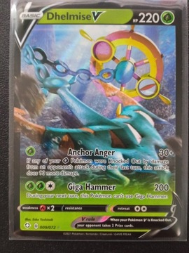 Karta Pokémon TCG Dhelmise V 9/72 Shining Fates