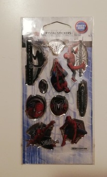 Spiderman naklejki wypukłe crystal stickers