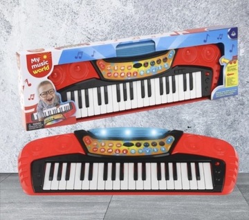 Zabawka muzyczna Keyboard pianino organy dziecko