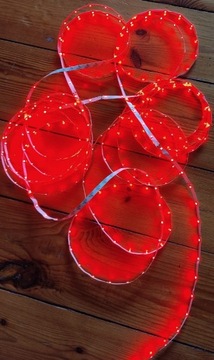 Pasek LED czerwony na odcinki