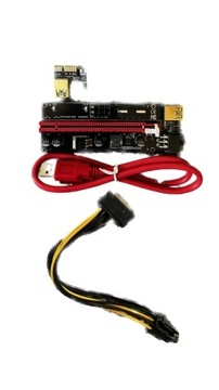 RISER PCE164P-N08 VER. 009S SATA USB PCI-E 6-PIN 