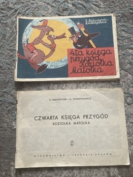 4-ta księga przygód Koziolka Matołka 1987 - 2 komiksy