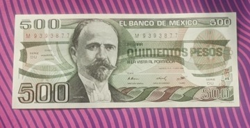 MEKSYK 500 Pesos 1984 Seria DU