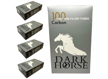 5 X DARK HORSE CARBON 100 szt GILZY TUTKI 8mm