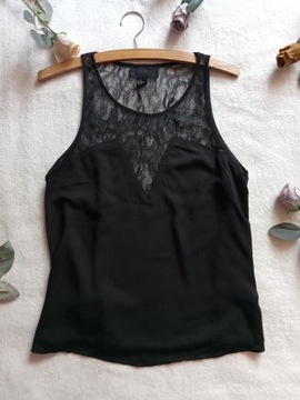 H&M bluzeczka z koronką romantyczna goth M 38 