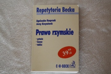 REPERYTORIA BECKA PRAWO RZYMSKIE A. Kacprzak
