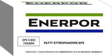 STYROPIAN ENERPOR FASADA EPS 0,033 20 CM