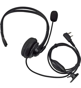 Dwukierunkowe słuchawki nauszne walkie talkie