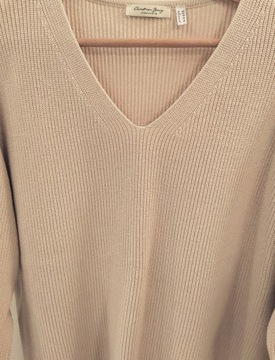 Luźny sweter prążkowana bawełna 48