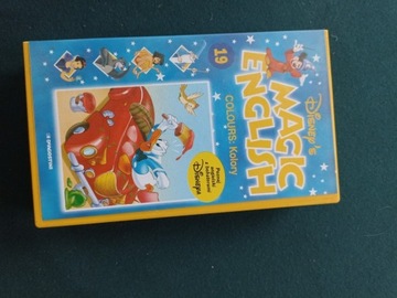 VHS Disney Magic English 19 Colours 