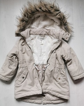 Kurtka parka ocieplana H&M 92