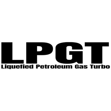 Folia Naklejka na samochód LPGT LPG Turbo Prezent
