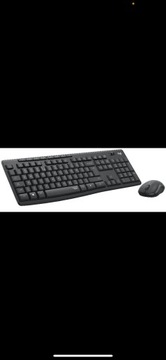 Klawiatura i mysz Logitech MK295 Silent Azerty FR