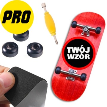 NOWY! Fingerboard Drewniany SET-UP PRO TWÓJ WZÓR! 