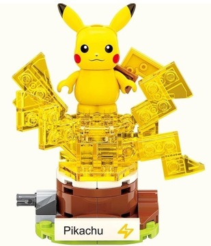 Pokemon Pikachu minifigurka z klocków