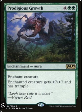 Prodigious Growth MTG/M19