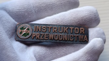 Odznaka Instruktor Przewodnictwa PTTK numerowana 