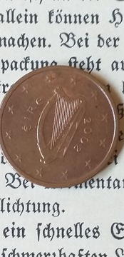 5 euro cent 2002 Irlandia 