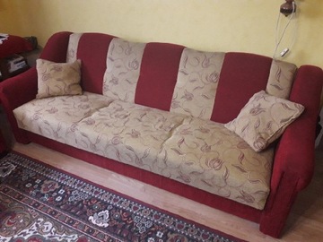 Komplet wypoczynkowy sofa+dwa fotele