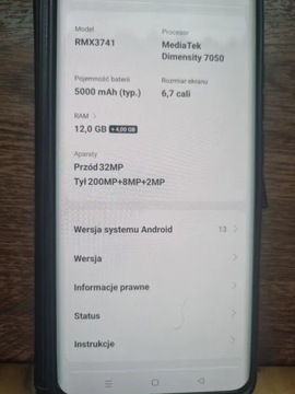 Realme 11 Pro+ Nowy Telefon Szklo Etui