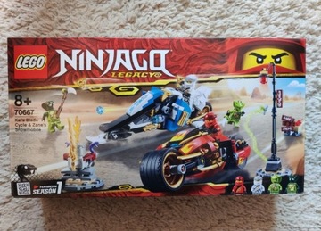Lego Ninjago 70667 Motocykl Kaia i skuter Zane'a